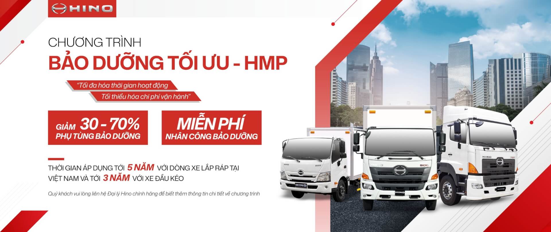CHƯƠNG TRÌNH BẢO DƯỠNG TỐI ƯU_HMP