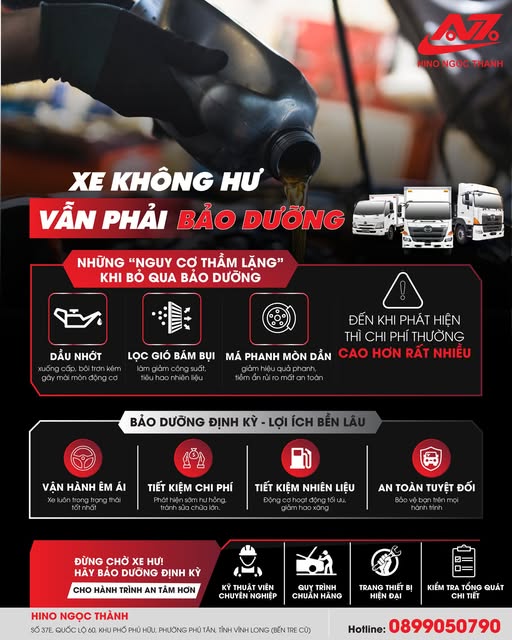 🚛XE KHÔNG HƯ VẪN PHẢI BẢO DƯỠNG? – BÍ QUYẾT BẢO VỆ "CƠ NGHIỆP" CỦA BÁC TÀI⚙