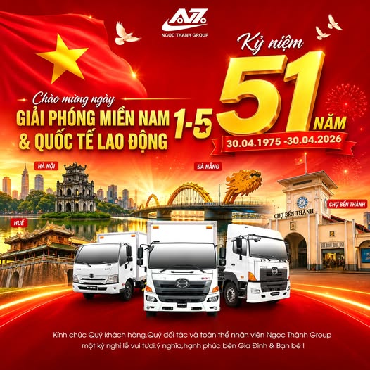 Chào mừng kỷ niệm 51 năm Ngày Giải phóng miền Nam, thống nhất đất nước (30/04/1975 - 30/04/2026) – một dấu son lịch sử đầy tự hào, minh chứng cho tinh thần kiên định và những nỗ lực vươn lên không ngừng nghỉ.