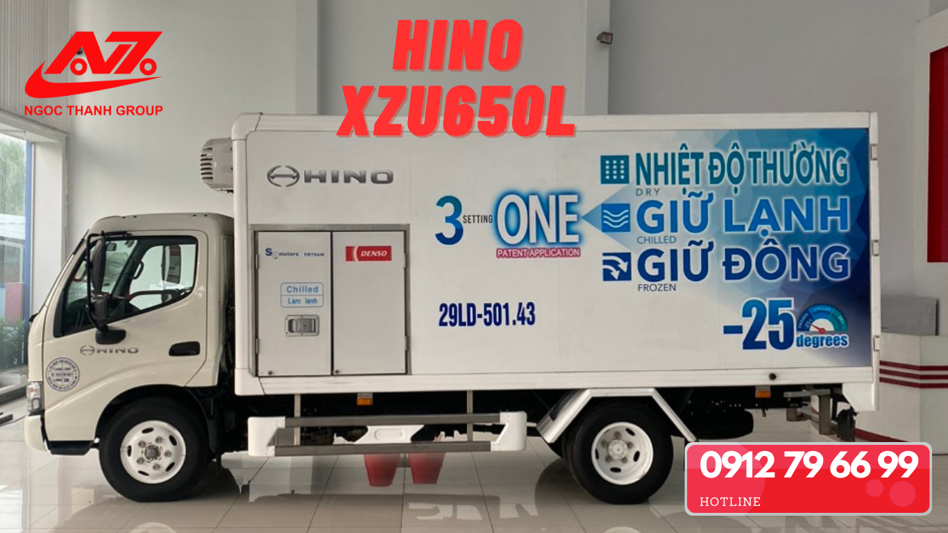 Hino Series 300 model XZU650L - Chiếc xe tải đa dụng với thiết kế tối ưu