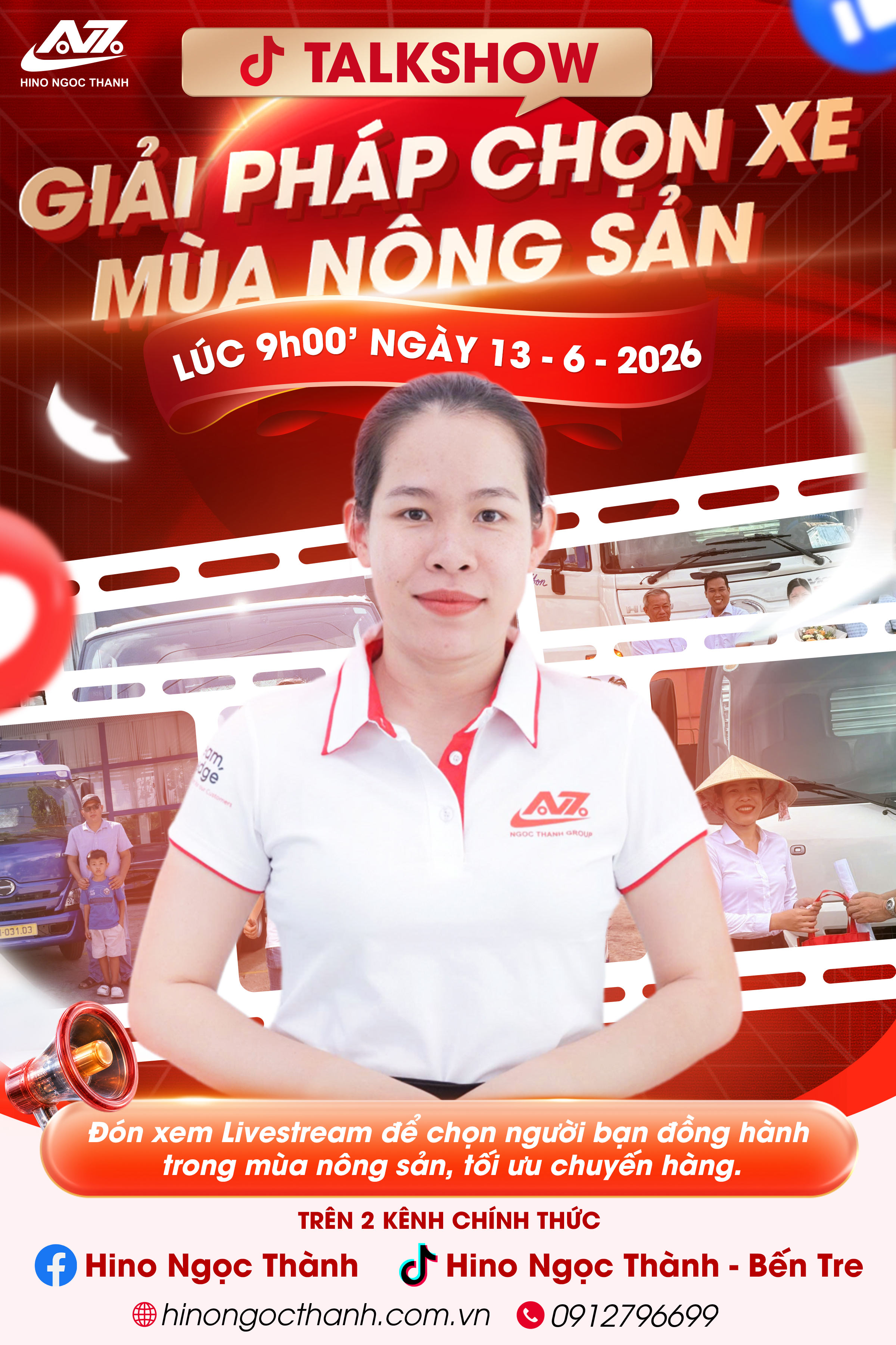 🚛  TALKSHOW LIVESTREAM - GIẢI PHÁP CHỌN XE MÙA NÔNG SẢN – TỐI ƯU CHUYẾN HÀNG, VỮNG VÀNG TÀI CHÍNH!  🌾