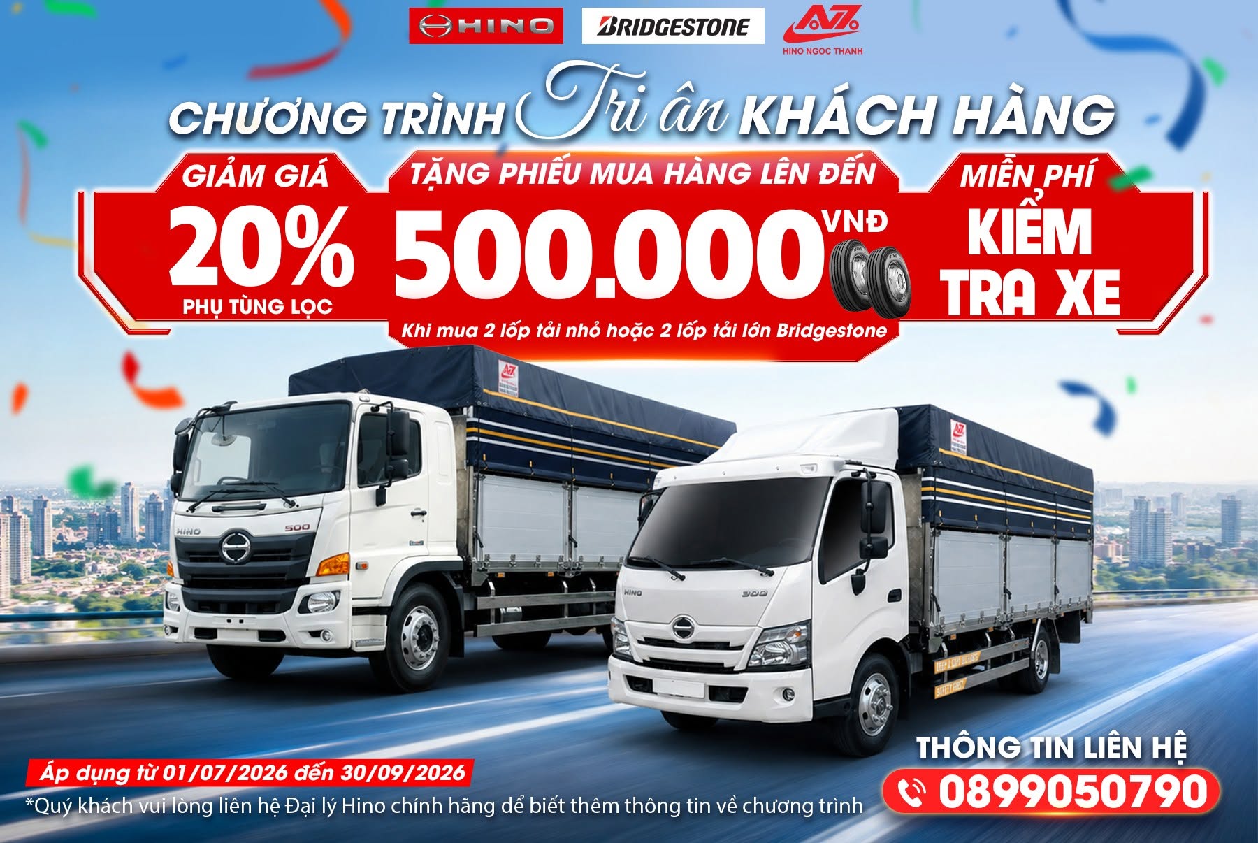 💥 CHƯƠNG TRÌNH TRI ÂN KHÁCH HÀNG: TRI ÂN ĐỒNG HÀNH, TỐI ƯU VẬN HÀNH